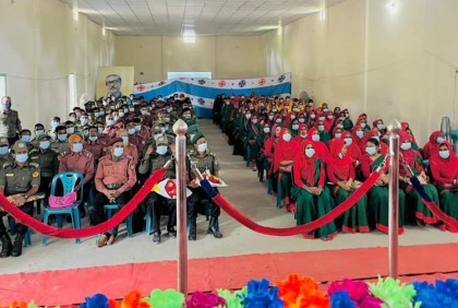 সারিয়াকান্দিতে আনসার ও গ্রাম প্রতিরক্ষা বাহিনীর সমাবেশ 