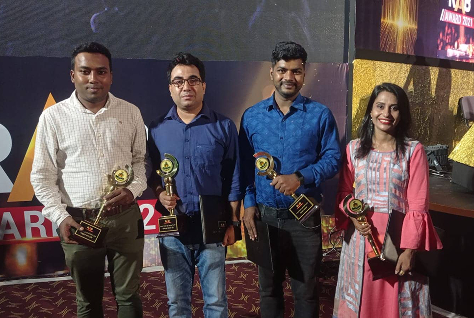 র‌্যাব অ্যাওয়ার্ড পেল চার সাংবাদিক

