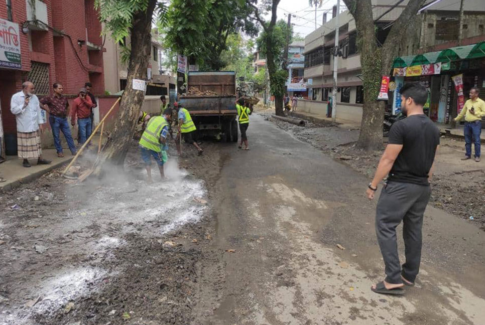 সিলেটে বন্যা পরবর্তী পরিচ্ছন্নতা কার্যক্রম জোরদার