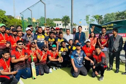 বঙ্গবন্ধু ক্রিকেট টি-১০ টুর্নামেন্টে লিসবন সিক্সার্স চ্যাম্পিয়ন
