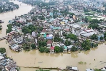 সিলেটে করোনার পর বন্যার ধাক্কা, হাজার কোটি টাকার ক্ষতি