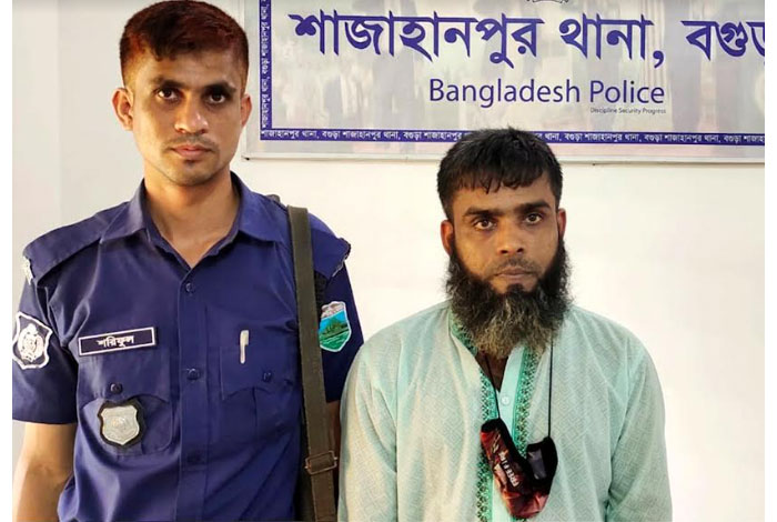 শাজাহানপুরে ইয়াবাসহ মাদক ব্যবসায়ী গ্রেফতার
