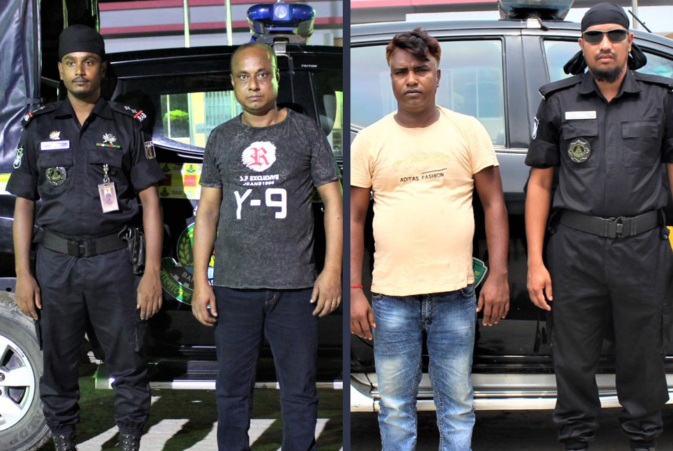 সিরাজগঞ্জে হেরোইন-ইয়াবাসহ দু’জন আটক