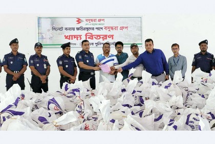 সিলেট ও সুনামগঞ্জের বন্যার্ত ১০ হাজার পরিবারের পাশে বসুন্ধরা গ্রুপ

