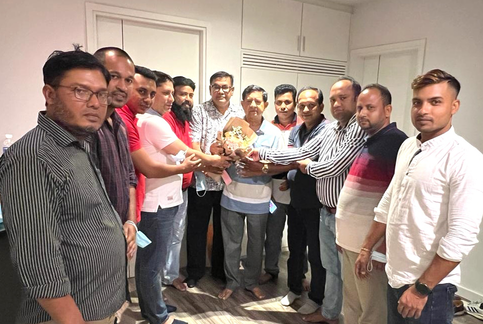 পাট ও বস্ত্র মন্ত্রীর সাথে সিঙ্গাপুর আওয়ামী লীগের সৌজন্য সাক্ষাত