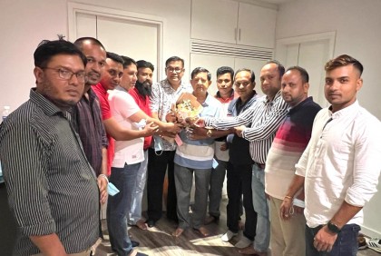 পাট ও বস্ত্র মন্ত্রীর সাথে সিঙ্গাপুর আওয়ামী লীগের সৌজন্য সাক্ষাত