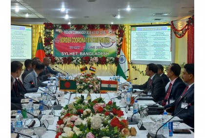 রিজিয়ন কমান্ডার বিজিবি এবং ফ্রন্টিয়ার আইজি বিএসএফ পর্যায়ে সীমান্ত সম্মেলন শুরু