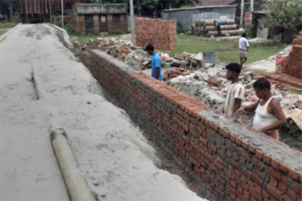 চাঁদপুর বড়স্টেশন প্লাটফর্মের ভাঙন, পরিদর্শনে রেলওয়ের প্রকৌশলী
