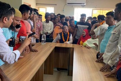 চাঁপাইনবাবগঞ্জ চক্ষু হাসপাতালের নতুন কমিটি দায়িত্ব গ্রহণ