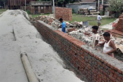 চাঁদপুর বড়স্টেশন প্লাটফর্মের ভাঙন, পরিদর্শনে রেলওয়ের প্রকৌশলী