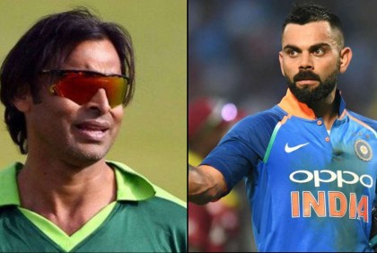কোহলির কাছে ১১০টা আন্তর্তাজিক সেঞ্চুরি চান শোয়েব আখতার 