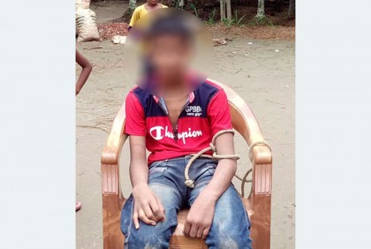 বাগেরহাটে চুরির অভিযোগে কিশোরকে বেঁধে রাখার অভিযোগ
