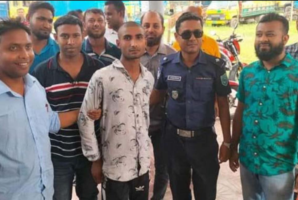 পুলিশকে ধাক্কা দিয়ে পালিয়ে যাওয়া আসামি ৬ দিন পর গ্রেফতার