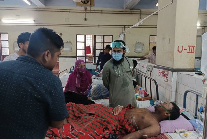 চমেকে ভর্তি ১০৯, প্রাথমিক চিকিৎসা দেওয়া হয়েছে ২৫০ জনকে