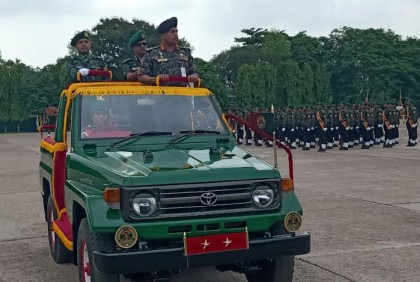 কালিয়াকৈরে সাধারণ আনসার মৌলিক প্রশিক্ষণ সমাপনী কুচকাওয়াজ