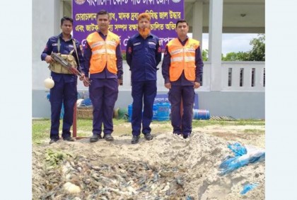 চাঁদপুরে বিষাক্ত জেলিযুক্ত ২৫ মণ চিংড়ি জব্দ