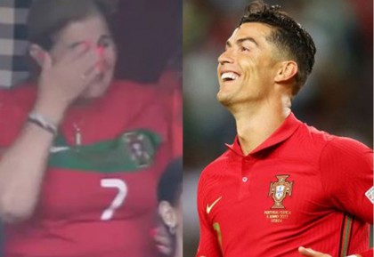 রোনালদোর সাফল্যে কাঁদলেন মা