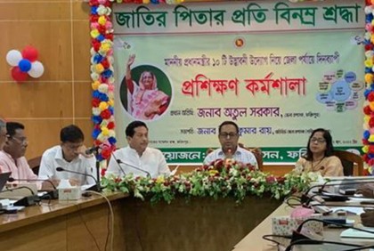 ফরিদপুরে উদ্ভাবনী উদ্যোগ বিষয়ক কর্মশালা
