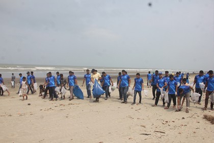 বিশ্ব সমুদ্র দিবস, কক্সবাজার সৈকতে পরিচ্ছন্নতা অভিযান