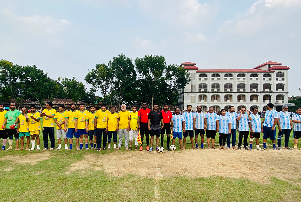 ভালুকায় ‘ব্রাজিল-আর্জেন্টিনা’ ফুটবল লড়াই, জয়ী কারা?