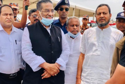 পদ্মা সেতুর জনসভাস্থল পরিদর্শনে আবুল হাসনাত আবদুল্লাহ  