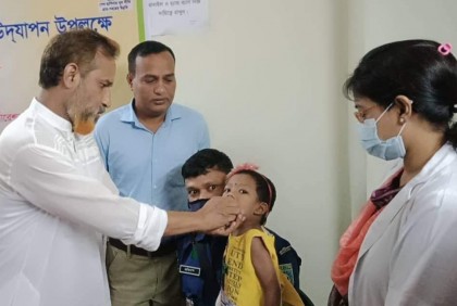 রংপুরে ভিটামিন এ ক্যাপসুল খাওয়ানো কার্যক্রম শুরু
