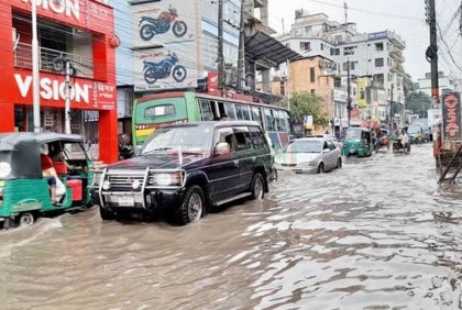 আবারও বন্যার কবলে সিলেট নগরী