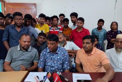 নির্বাচনে কারচুপির অভিযোগ, কালিয়াকৈরে দুই মেম্বার প্রার্থীর সংবাদ সম্মেলন