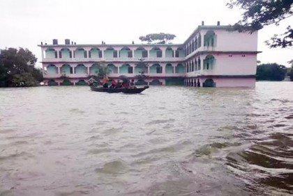 সিলেটে বন্যার পানিতে তলিয়ে যুবক নিখোঁজ


