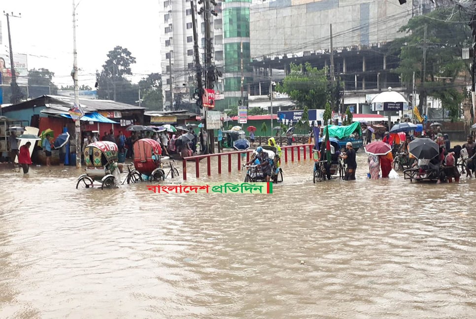 পানির নিচে সিলেটের ৮০ শতাংশ এলাকা

