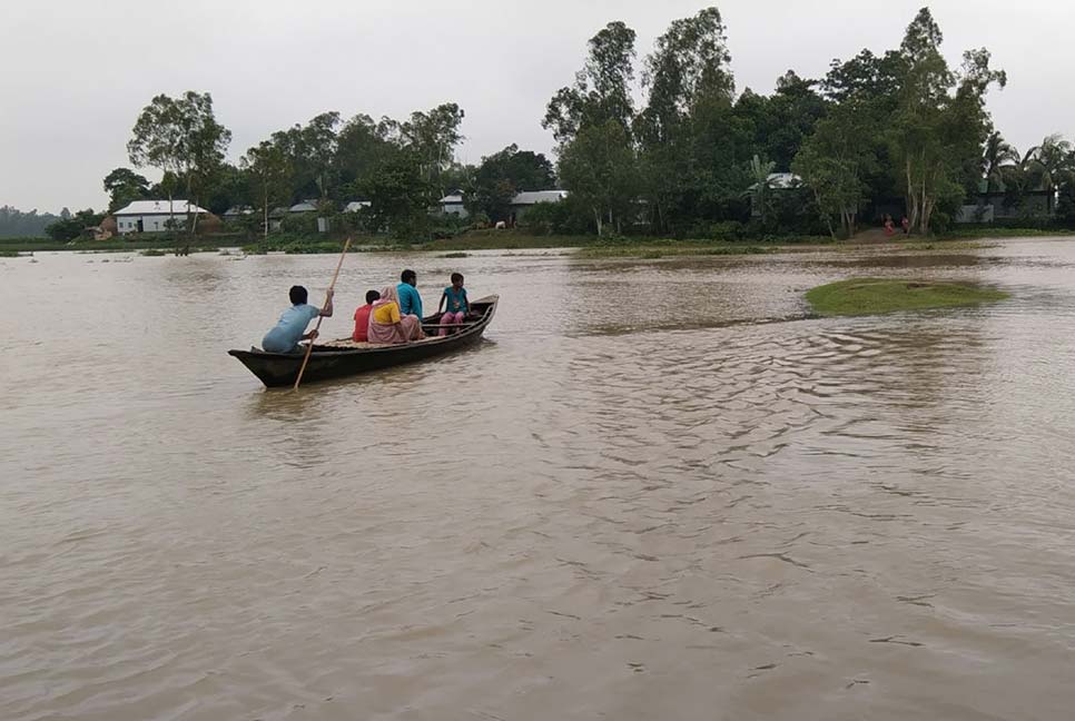 জামালপুরে যমুনার পানি বিপদসীমার উপরে, দেখা দিয়েছে আগাম বন্যা