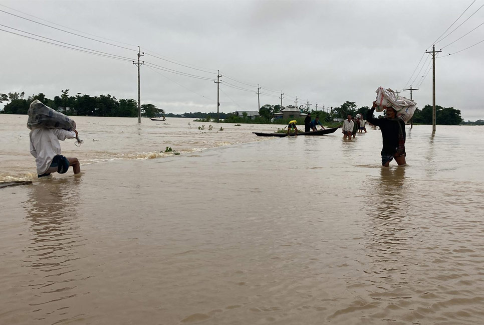 দেশে ১১ নদীর পানি বিপদসীমার উপরে 