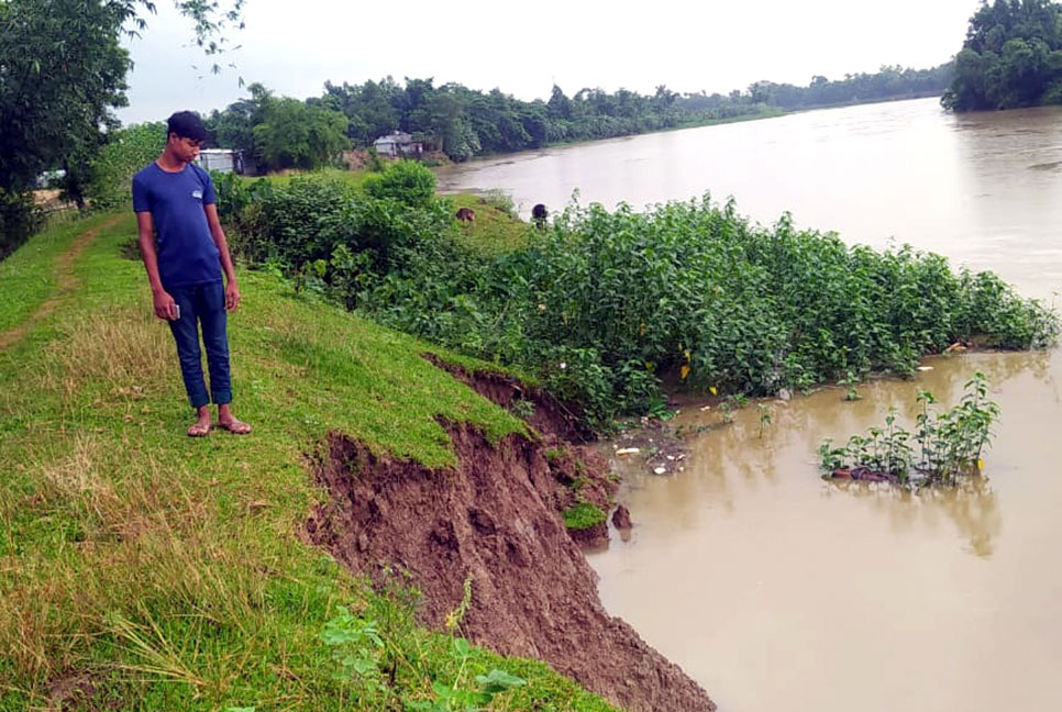 মৌলভীবাজারে দ্রুত গতিতে পানি বাড়ছে নদী ও হাওরে 