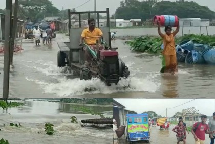 হবিগঞ্জের তিন উপজেলা প্লাবিত