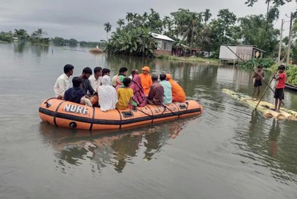 আসাম ও মেঘালয়ে বন্যা-ভূমিধসে ৩১ জনের মৃত্যু

