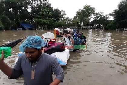 সিলেট নগরীতে ধীরে ধীরে চালু হচ্ছে বিদ্যুৎ সরবরাহ

