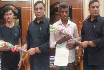 বগুড়ায় ওসির হাতে ফুল দিয়ে স্বাভাবিক
জীবনে ফেরার অঙ্গীকার মাদক ব্যবসায়ীর