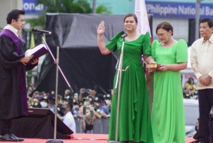 দুতার্তে কন্যা সারা ফিলিপাইনের ভাইস প্রেসিডেন্ট!