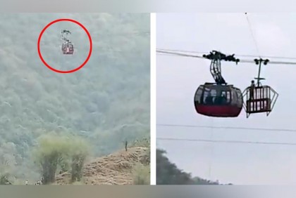 মাঝ আকাশে ক্যাবল কারে আটকা ১১ যাত্রী

