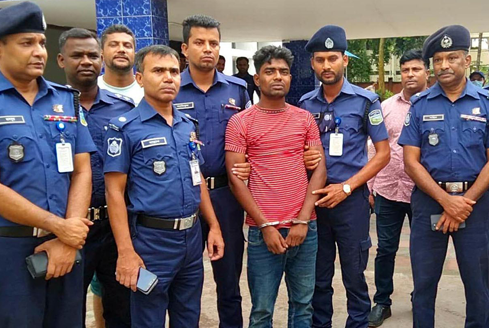 শেরপুরে হাতকড়াসহ আসামি পালানোর ৩ ঘণ্টা পর গ্রেফতার 