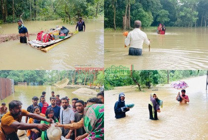 ভয়াবহ বন্যায় বিপর্যস্ত বিশ্বনাথ, ৫ জনের মৃত্যু খবর