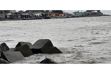 চাঁদপুর শহর রক্ষা বাঁধ হুমকির মুখে