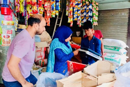 বন্যা দুর্যোগে বিশ্বনাথে নিত্যপণ্যের দাম বৃদ্ধি, ৭ প্রতিষ্ঠানকে অর্থদণ্ড