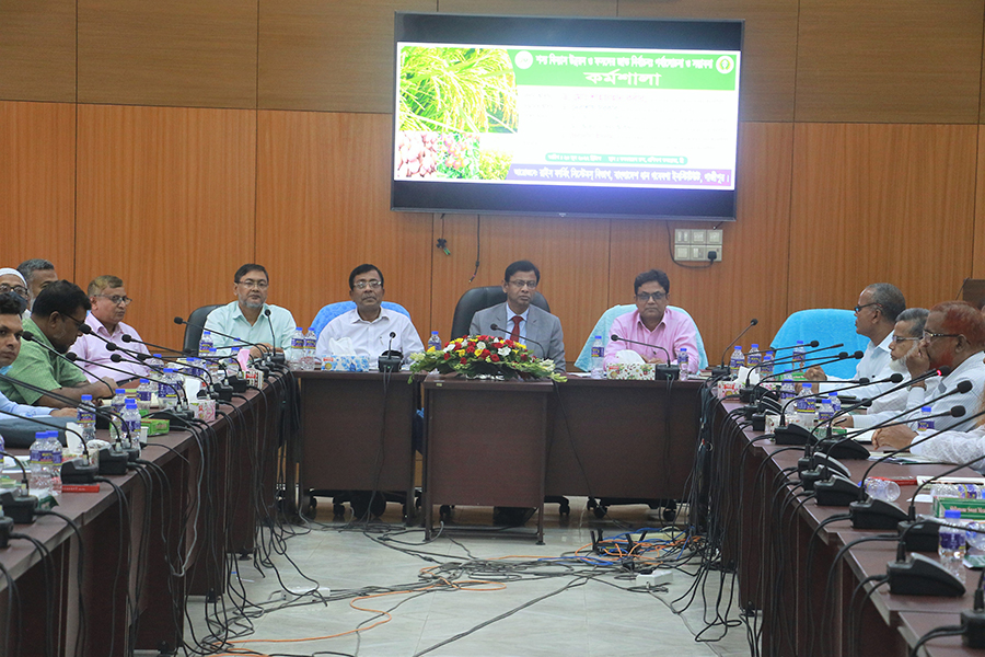 শস্য বিন্যাস উন্নয়নে ব্রি ও বারির যৌথ কর্মশালা 