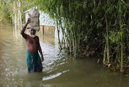 কুড়িগ্রামে বন্যা পরিস্থিতির কিছুটা উন্নতি, দুর্ভোগ কমেনি 