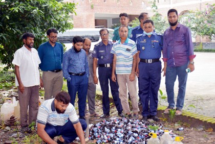 রংপুরের ৮৬ মাদক মামলার আলামত ধ্বংস