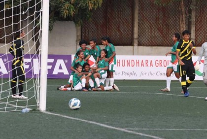মালয়েশিয়াকে ৬ গোলে উড়িয়ে দিল বাংলাদেশ
