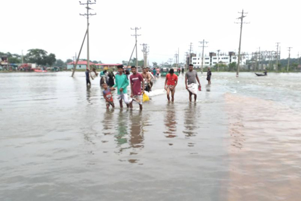 সিলেটে বন্যা : একদিকে উন্নতি, অন্যদিকে অবনতি 