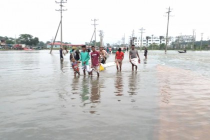 সিলেটে বন্যা : একদিকে উন্নতি, অন্যদিকে অবনতি 