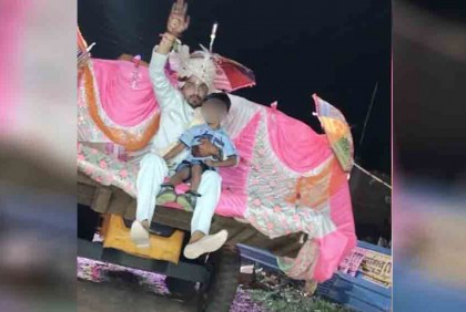 বুলডোজারে করে বিয়ে: কত জরিমানা হল সেই চালকের?